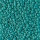 Miyuki rocailles Perlen 8/0 - Opaque matte turquoise green 8-412F